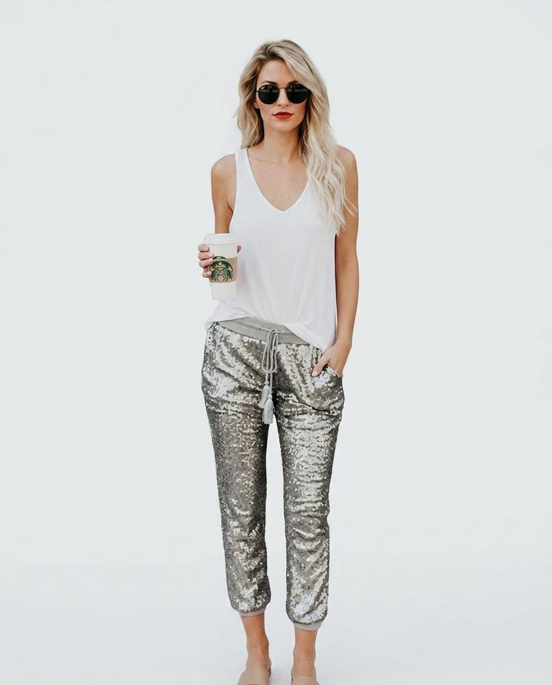 Nord Wear - Dubit | Sequined Cropped Pants Women