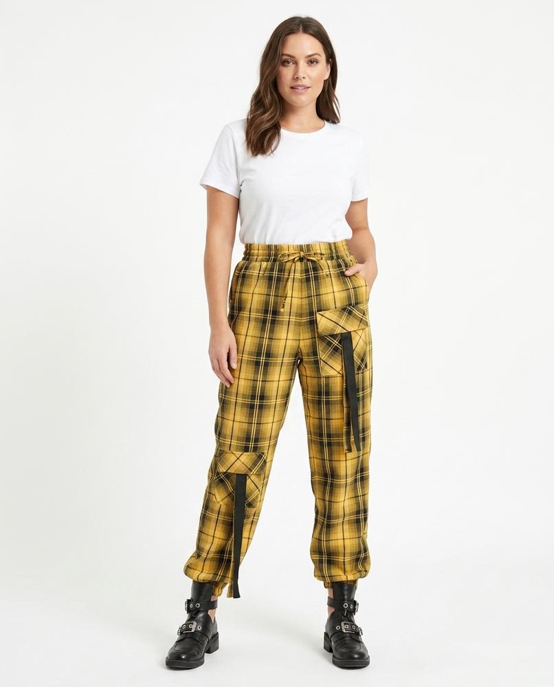 Nord Wear - Eotum | Plaid High-Waist Pants Women