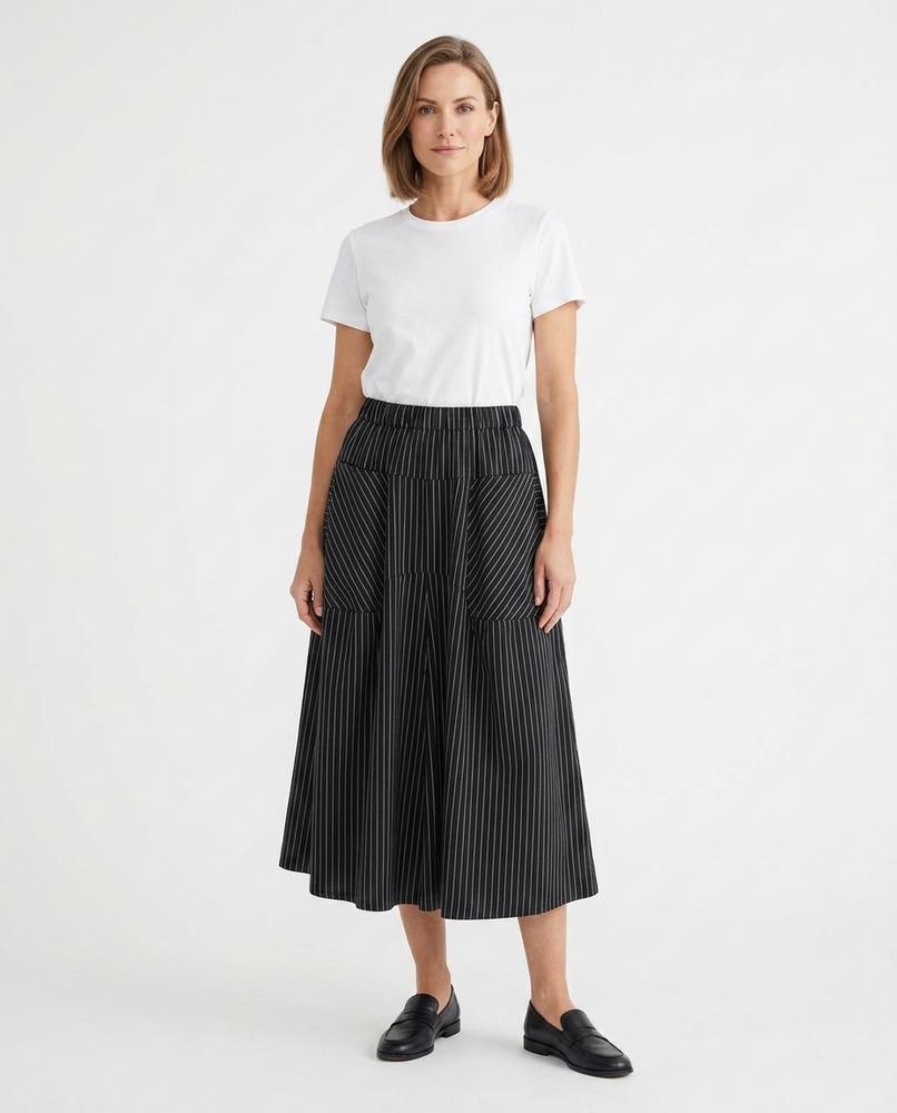 Nord Wear - Sulun | Pinstriped High-Waist Skirt Women