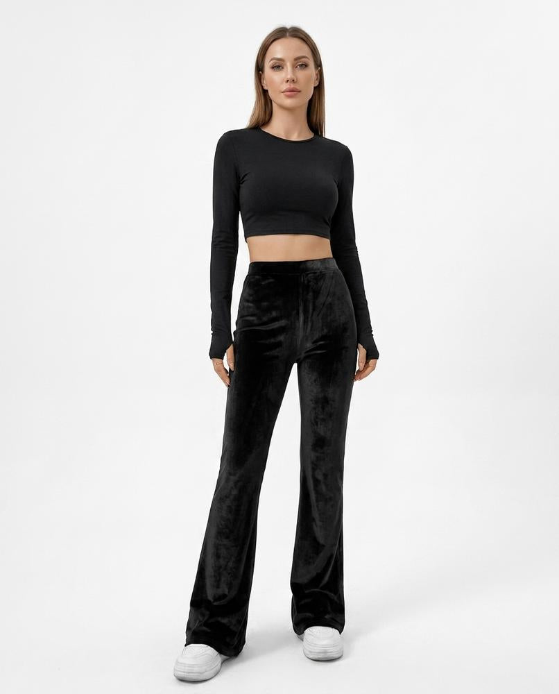Nord Wear - Rebum | Velvet Flared Pants Women