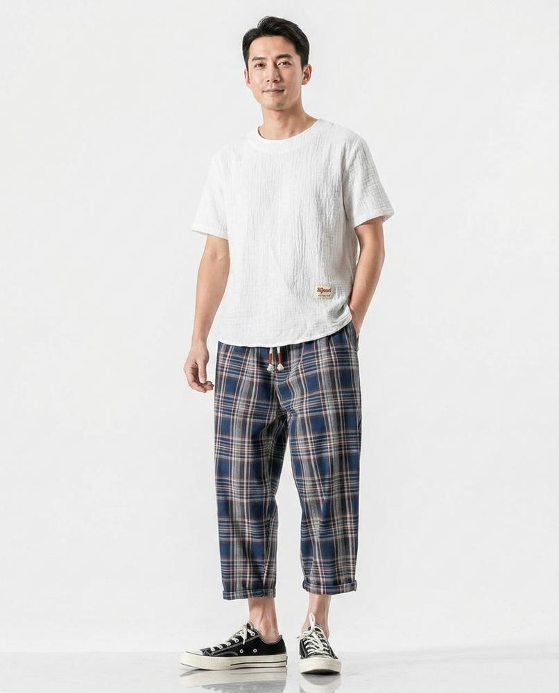Nord Wear - Vokol | Plaid Ankle-Length Pants Men
