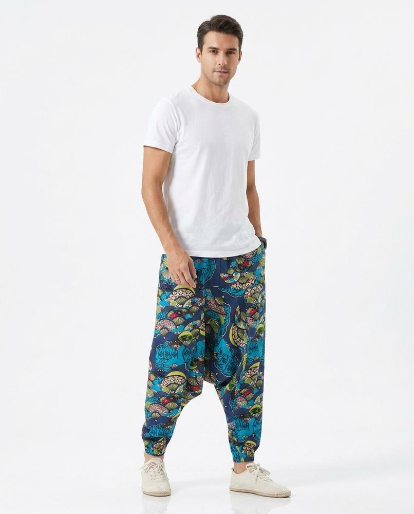 Nord Wear - Nukil | Printed Drop-Crotch Pants Unisex