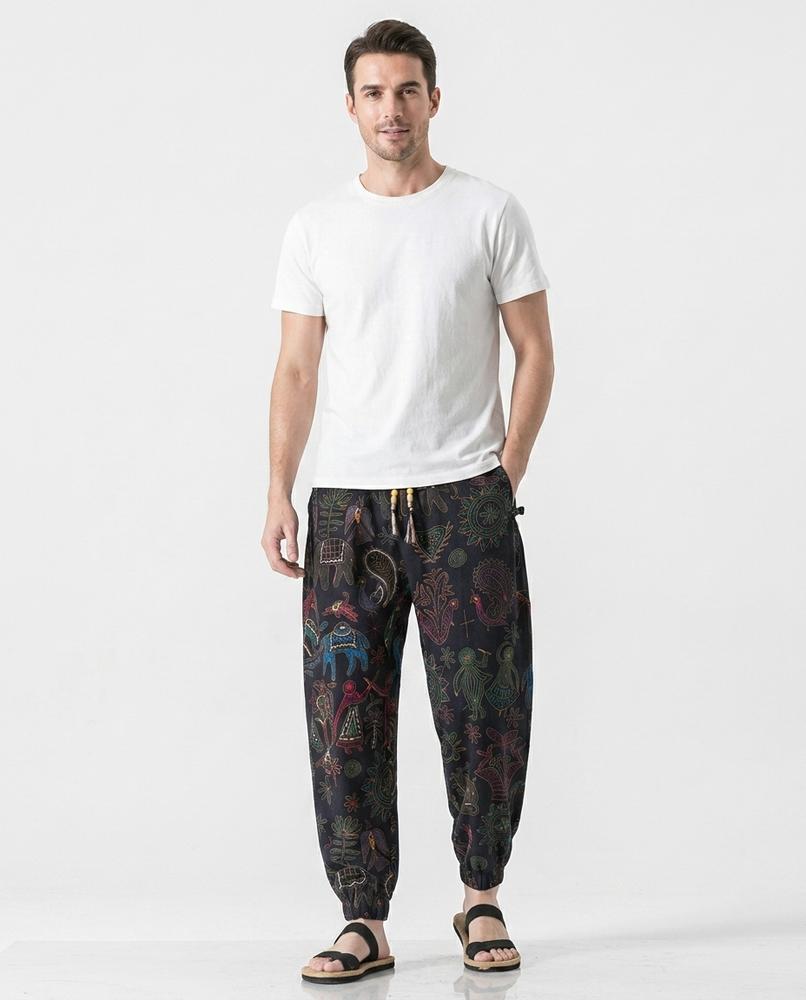 Nord Wear - Cilin | Patterned Drawstring Pants Men