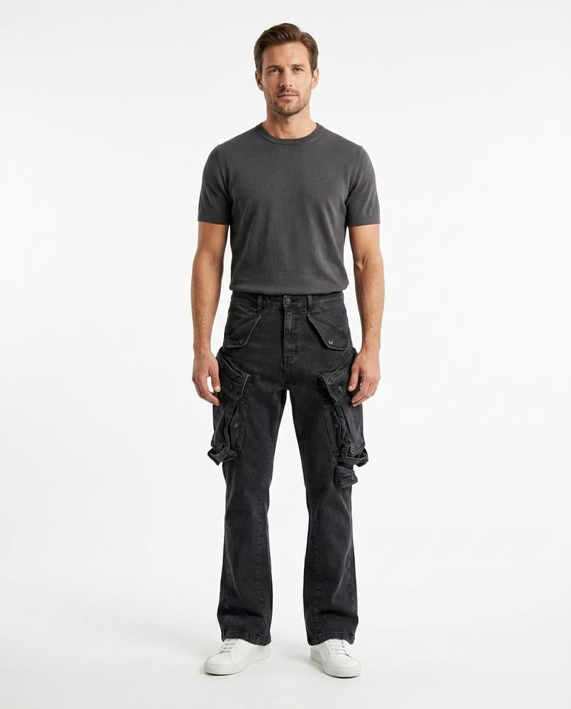 Nord Wear - Kolis | Washed-Black Cargo Pants Men