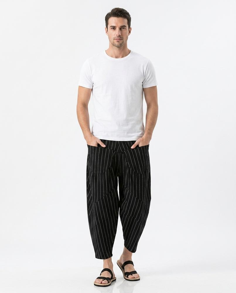 Nord Wear - Vatas | Striped Loose-Fit Pants Unisex