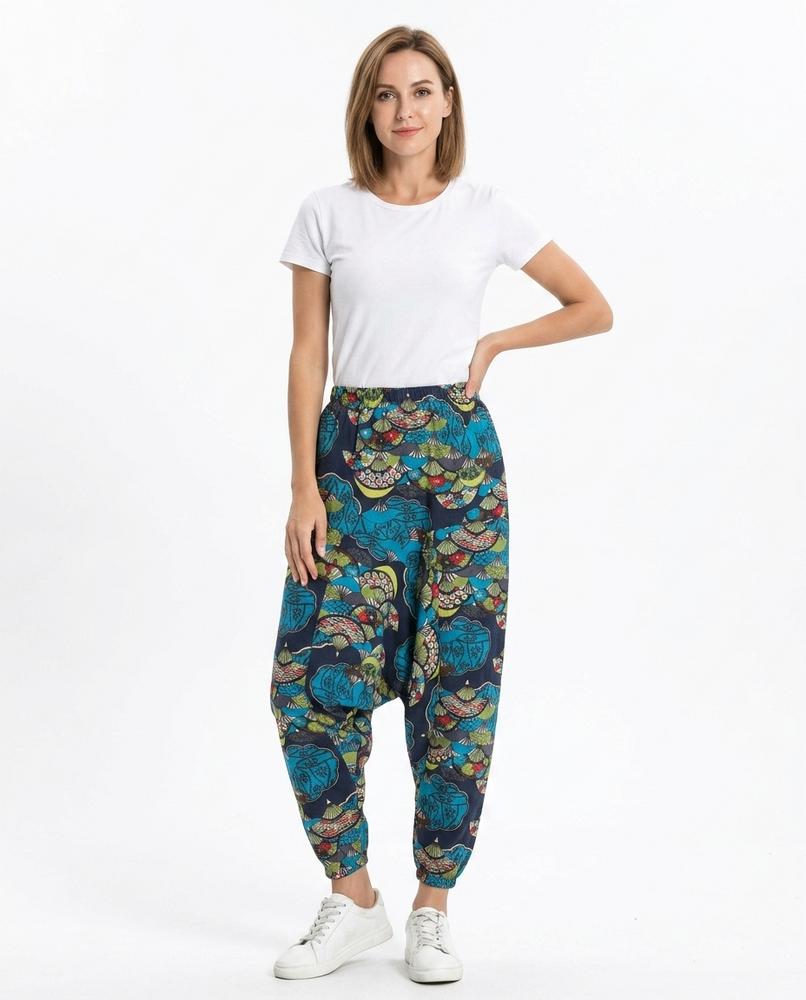 Nord Wear - Zihed | Patterned Drop-Crotch Pants Women