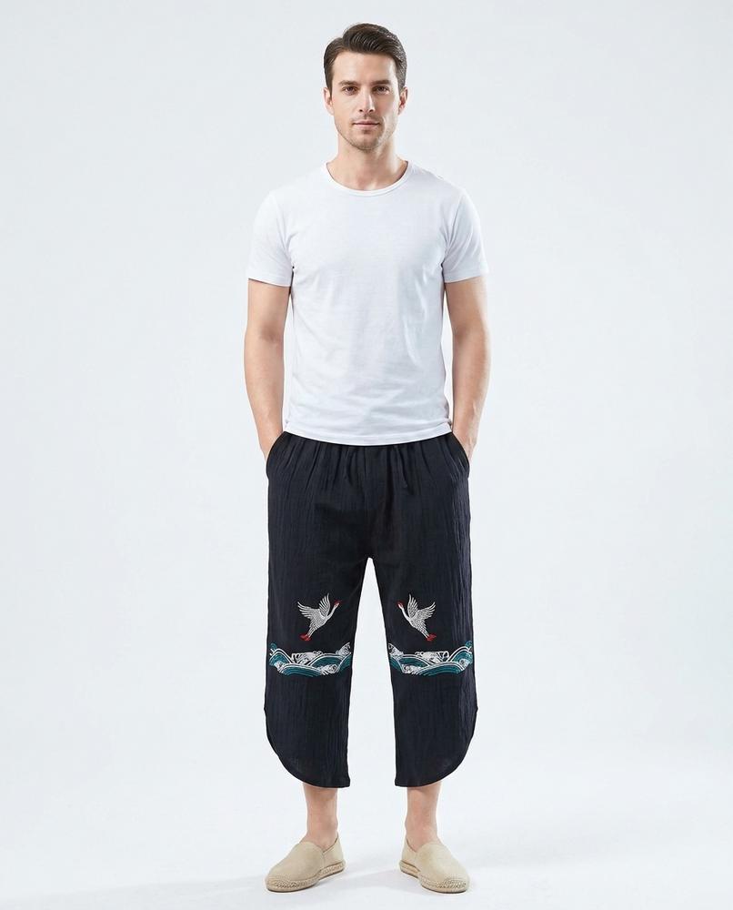 Nord Wear - Kugos | Embroidered Cropped Pants Men