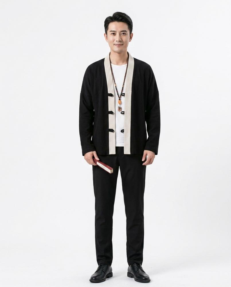 Nord Wear - Aopav | Collarless Toggle-Closure Jacket Men