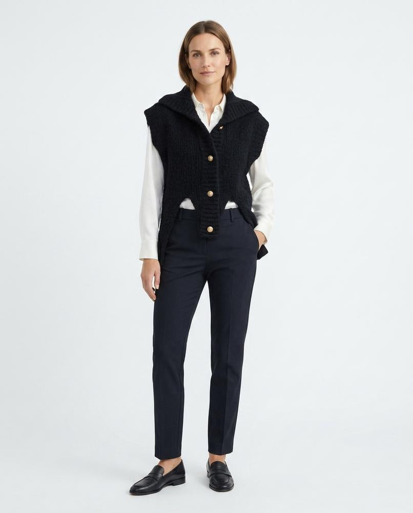 Nord Wear - Aasal | Knitted Collared Vest Women