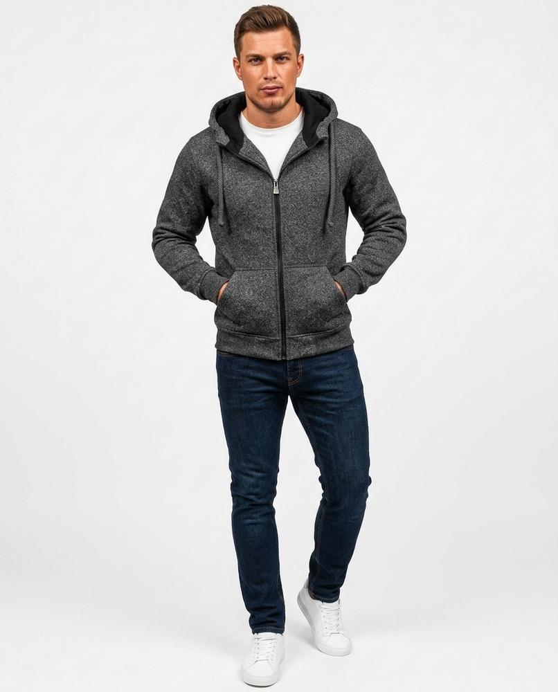 Nord Wear - Cesam | Zip-Up Heathered Hoodie Men