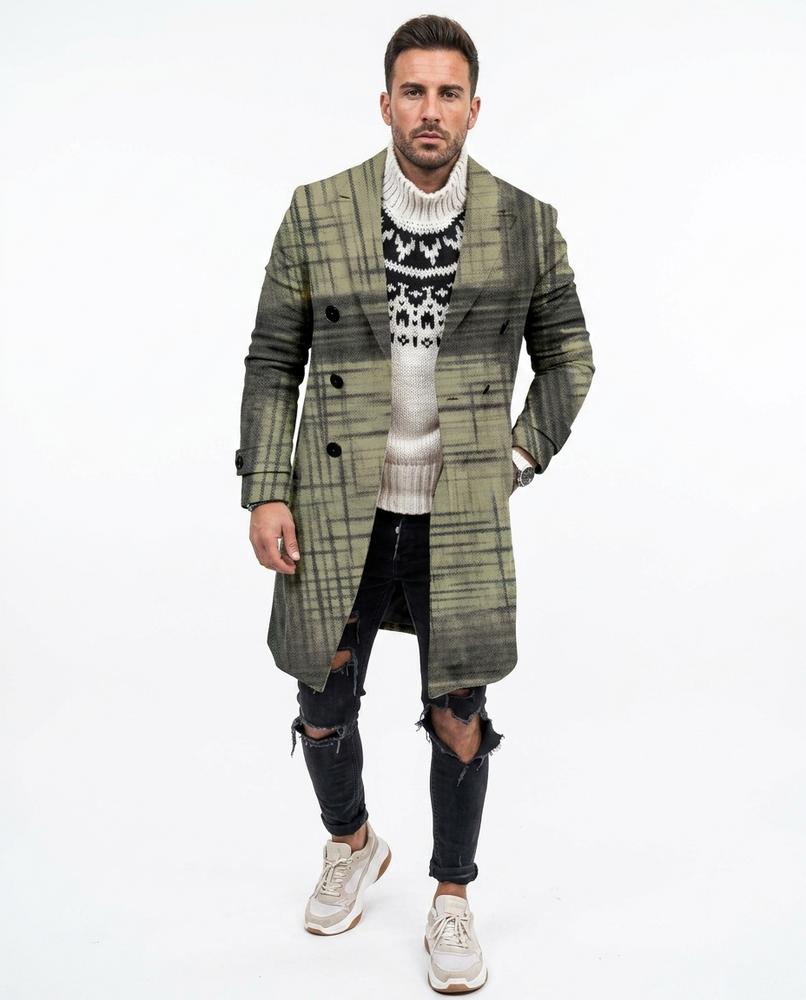 Nord Wear - Doviv | Plaid Double-Breasted Coat Men