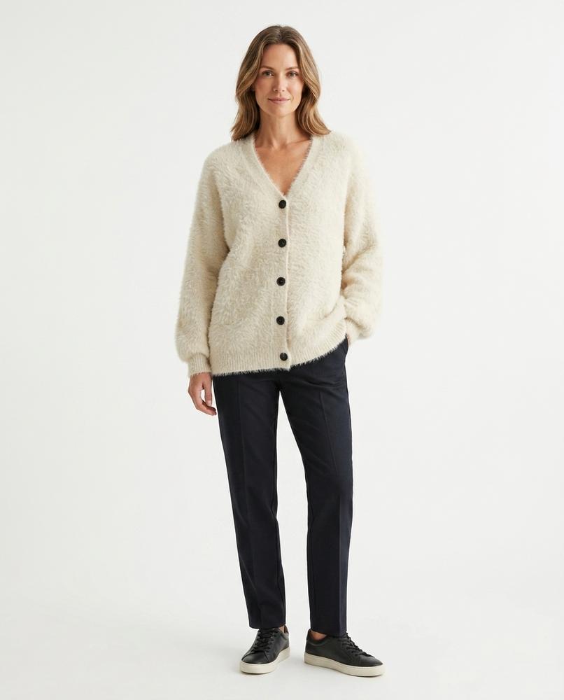 Nord Wear - Aalut | Fluffy Button-Front Knit Cardigan Women
