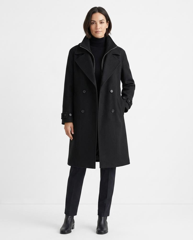 Nord Wear - Zesed | Double-Breasted Lined Coat Women