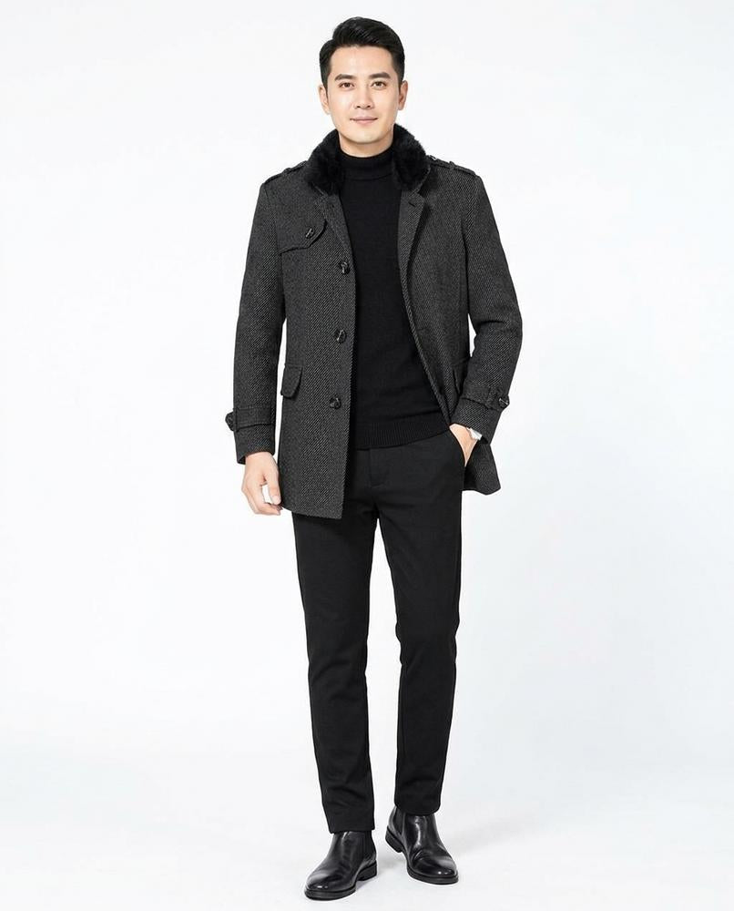 Nord Wear - Vawed | Textured Lined Coat Men