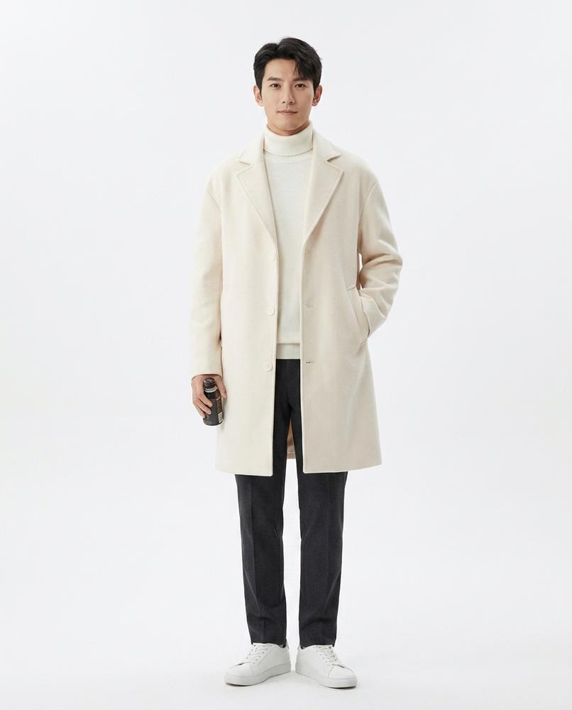 Nord Wear - Cunov | Single-Breasted Lined Coat Men