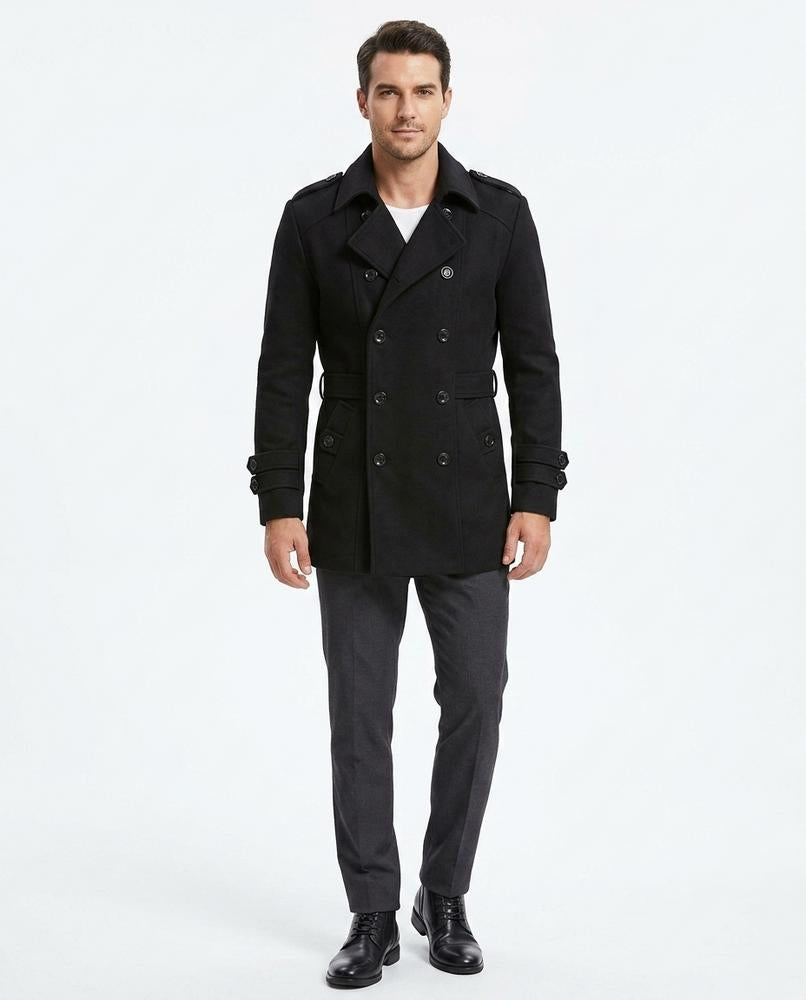 Nord Wear - Kapir | Double-Breasted Belted Coat Men