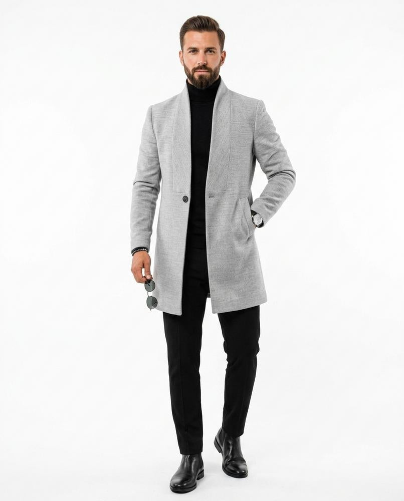 Nord Wear - Ranul | Shawl Collar Structured Coat Men