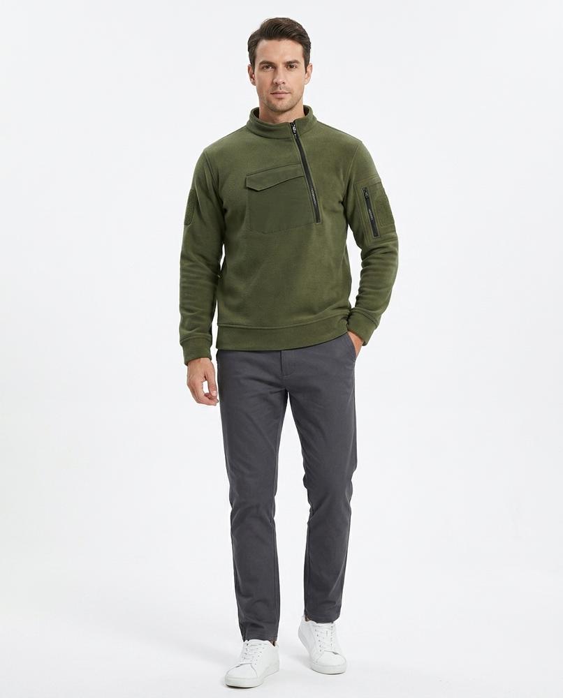 Nord Wear - Debin | Asymmetrical-Zip Fleece Sweatshirt Men