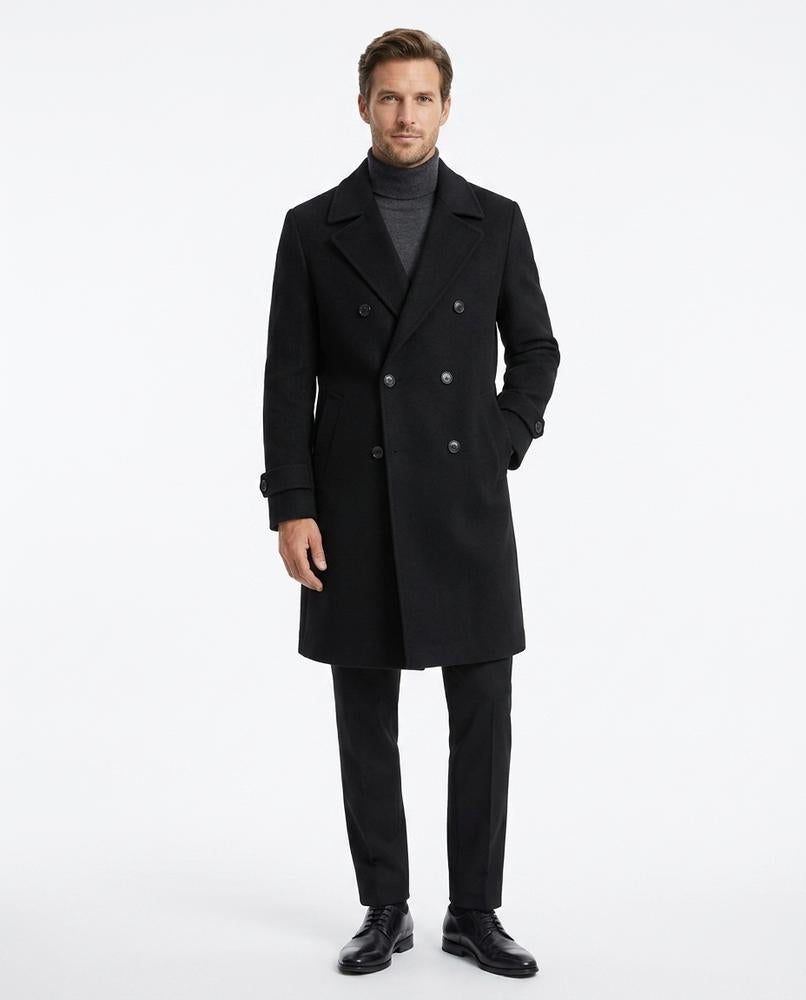 Nord Wear - Mivuv | Double-Breasted Felted Wool Coat Men