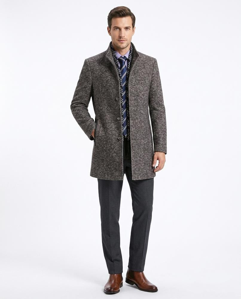 Nord Wear - Keped | Textured Single-Breasted Coat Men