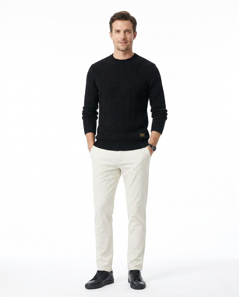 Nord Wear - Livit | Cable-Knit Slim-Fit Sweater Men