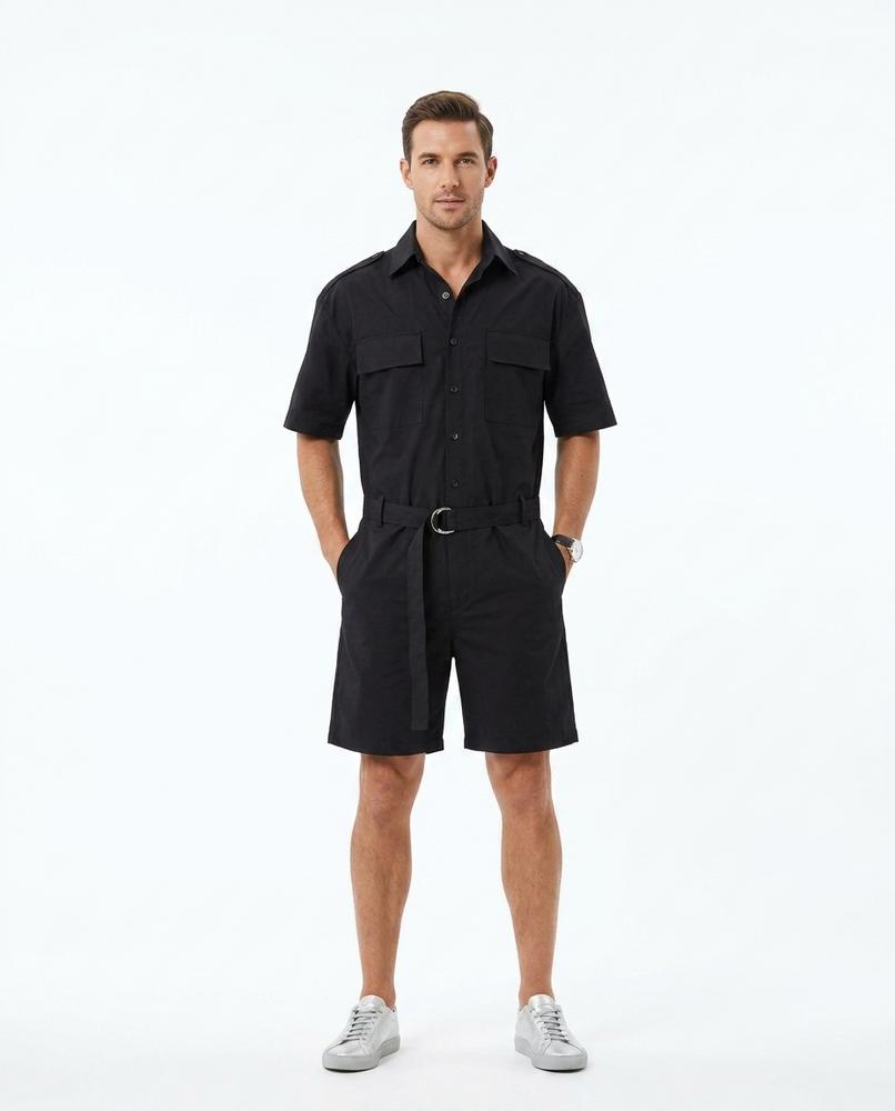 Nord Wear - Tives | Short-Sleeved Belted Suit Men