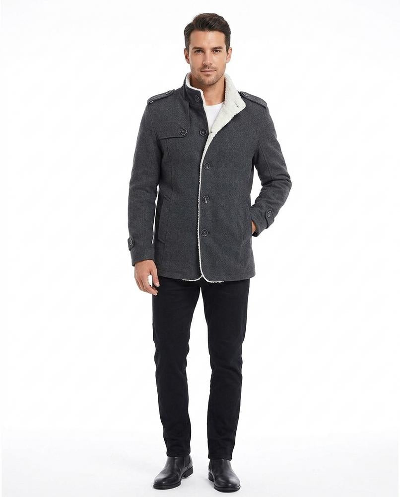 Nord Wear - Kamim | Sherpa-Lined Button-Front Coat Men