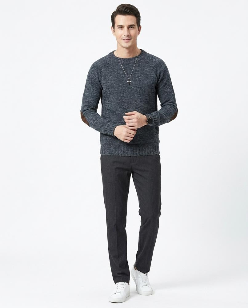 Nord Wear - Cakiv | Heathered Elbow-Patch Sweater Men