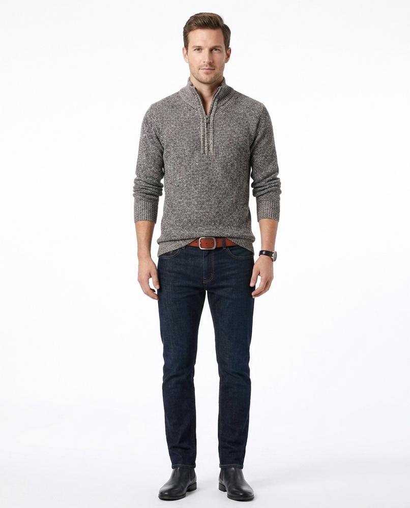 Nord Wear - Yidar | Quarter-Zip Marled Sweater Men