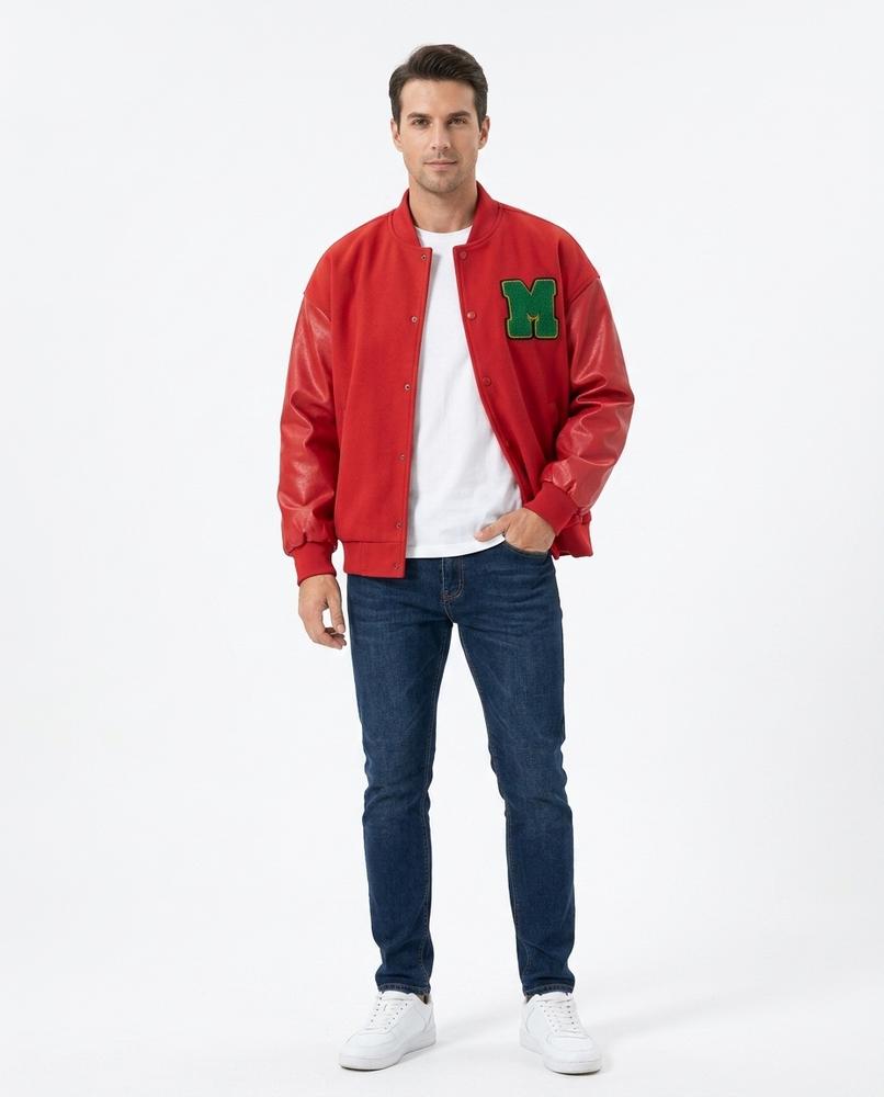 Nord Wear - Datur | Contrast-Sleeve Snap-Button Jacket Men