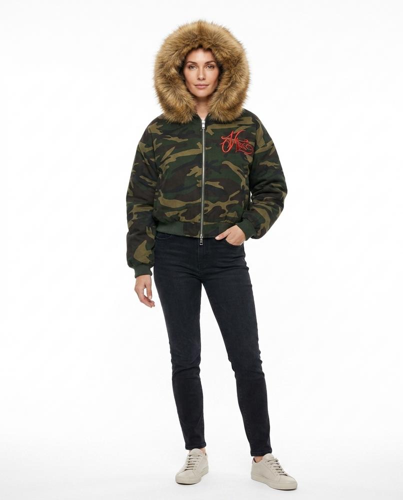 Nord Wear - Aefom | Padded Camouflage Jacket Women