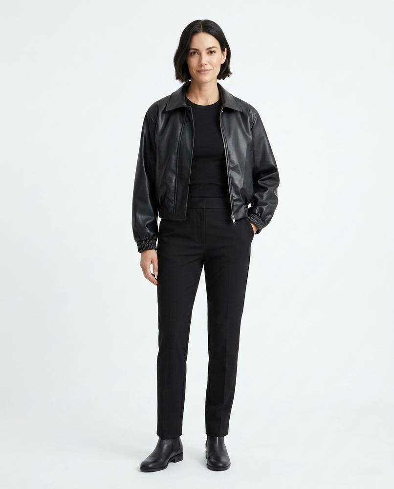 Nord Wear - Tetas | Faux Leather Zip-Up Jacket Women