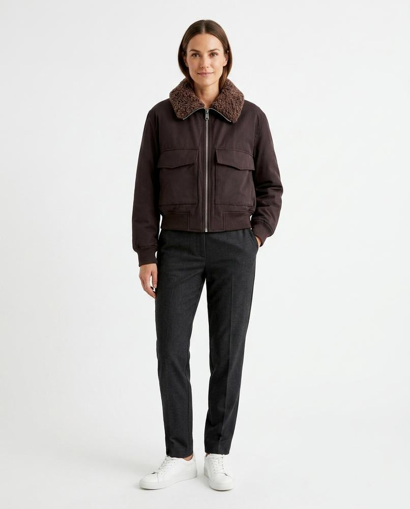 Nord Wear - Aemem | Shearling-Collar Zip-Up Jacket Women