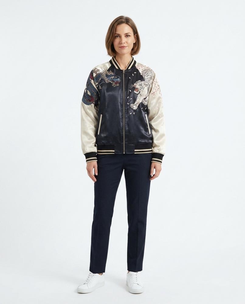 Nord Wear - Aivik | Embroidered Satin Jacket Women