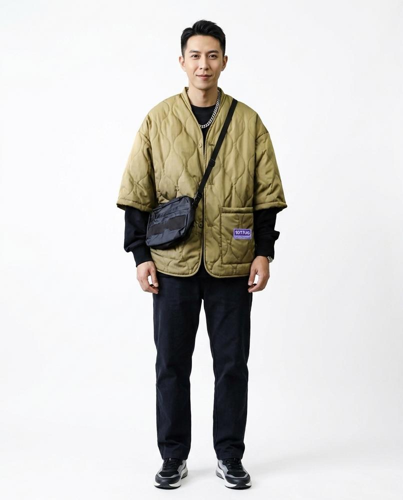 Nord Wear - Zohod | Quilted Collarless Jacket Men