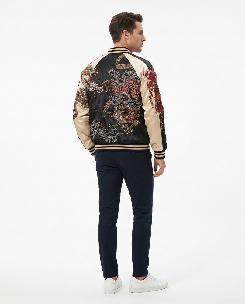 Nord Wear - Canid | Embroidered Two-Tone Jacket Men