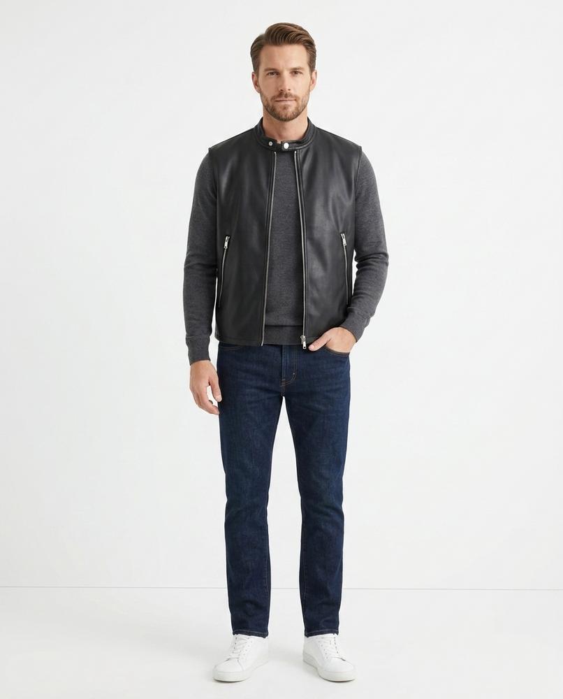 Nord Wear - Rerur | Leather-Look Zip-Up Vest Men