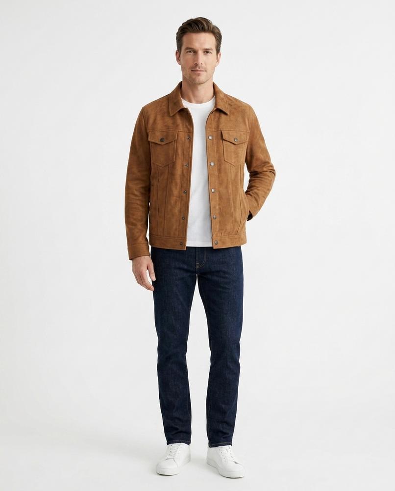 Nord Wear - Nilot | Suede-Finish Buttoned Jacket Men
