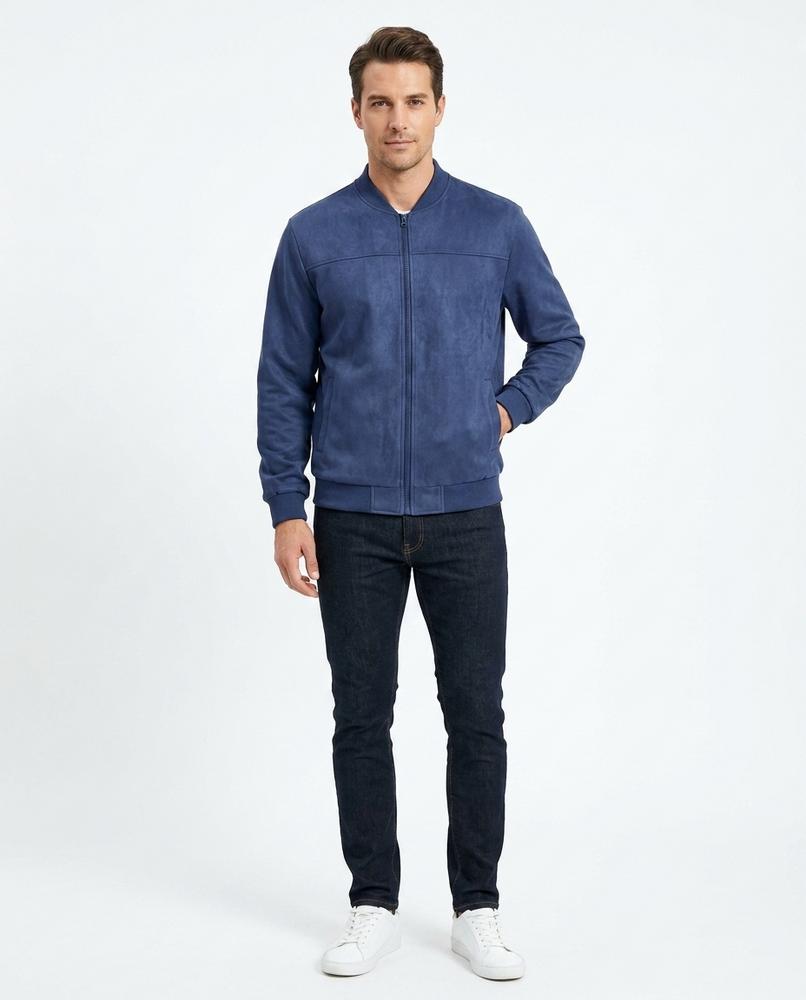 Nord Wear - Yaren | Suede-Effect Zip-Up Jacket Men