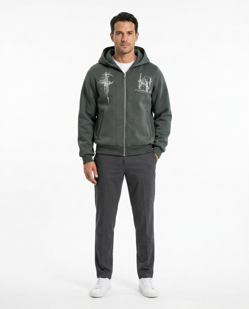 Nord Wear - Vafut | Zip-Up Graphic Hoodie Unisex