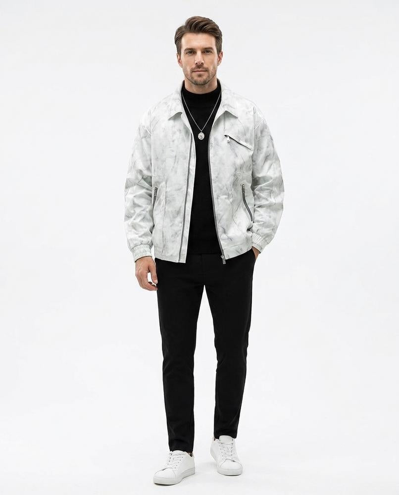 Nord Wear - Tuzak | Marbled Zip-Up Jacket Men