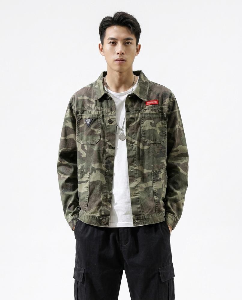 Nord Wear - Aewum | Camouflage Button-Up Jacket Men