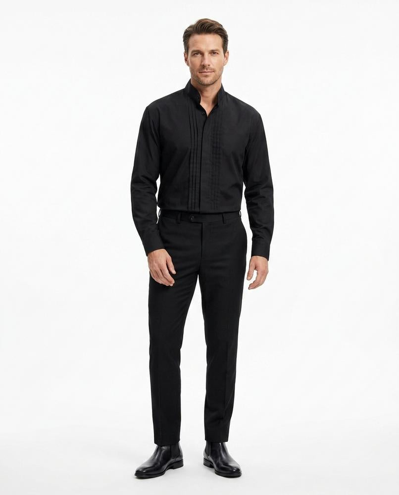 Nord Wear - Minuk | Pleated High-Neck Shirt Men