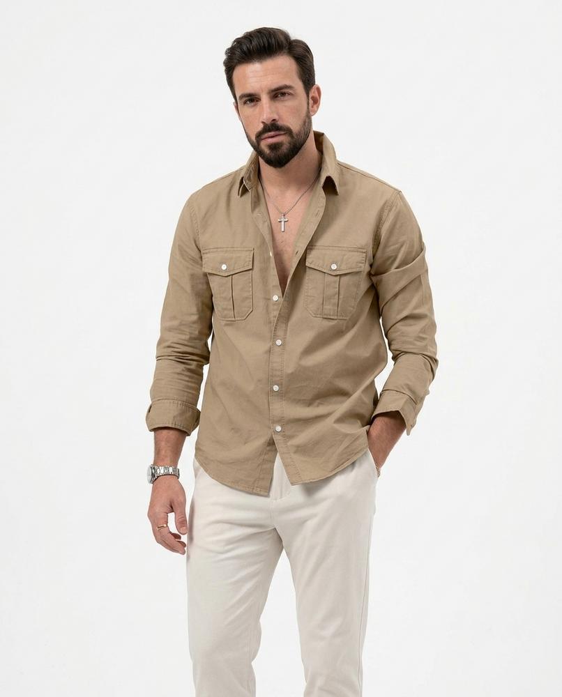 Nord Wear - Aized | Slim Fit Two-Pocket Shirt Men