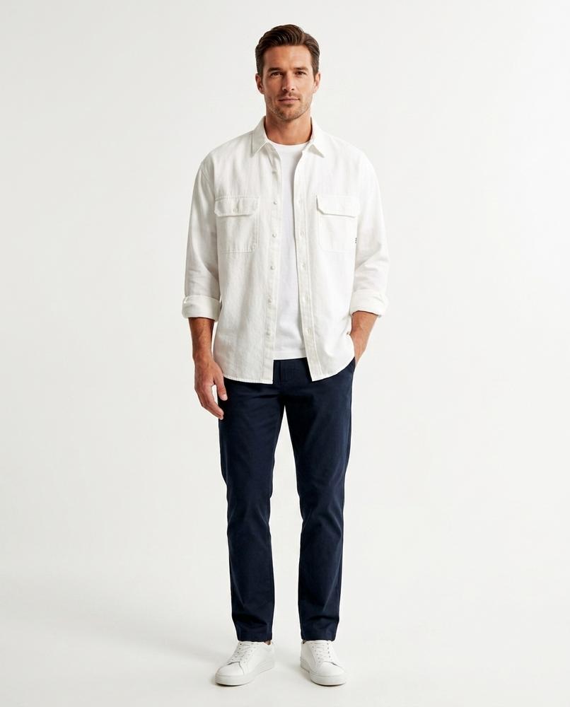 Nord Wear - Nunol | Button-Front Flap-Pocket Shirt Men