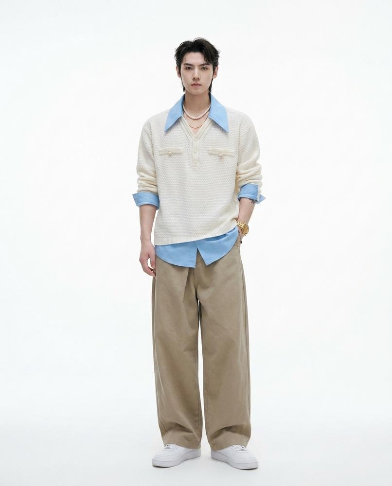 Nord Wear - Loned | Textured Button-Up Sweater Men