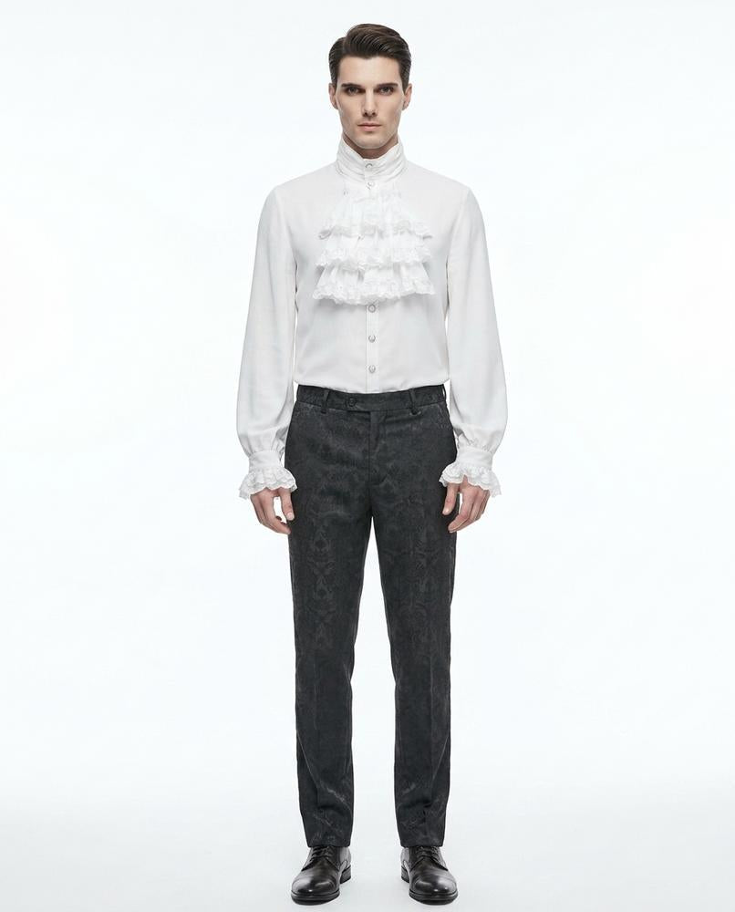 Nord Wear - Vigev | Ruffled High-Collar Shirt Men