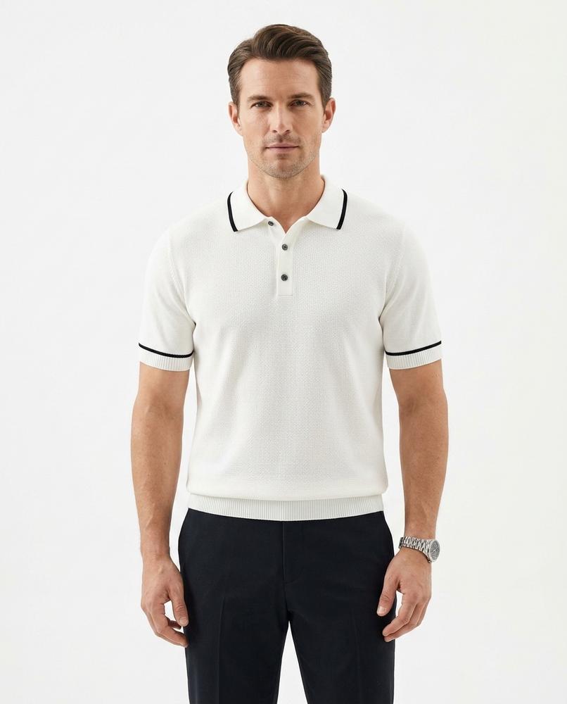 Nord Wear - Cipus | Knitted Contrast-Tipped Shirt Men