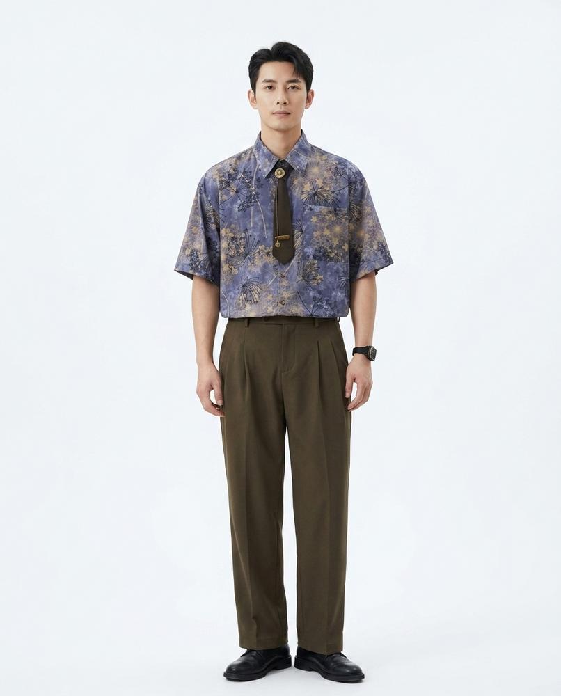 Nord Wear - Yibam | Patterned Short-Sleeved Shirt Men