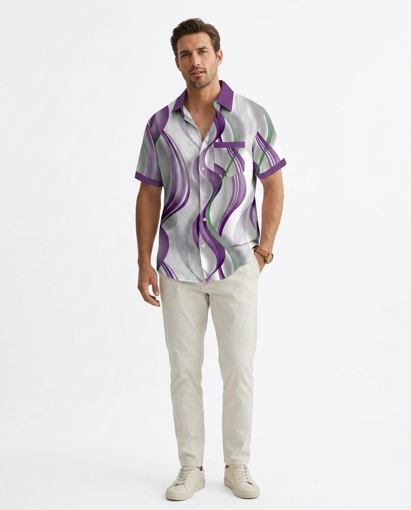 Nord Wear - Likan | Short-Sleeved Printed Shirt Men